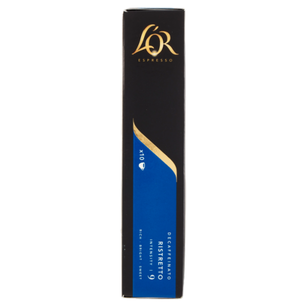 L'Or Espresso Decaffeinato Ristretto 9- 10 Capsule Caffè Comp. con Macchine Nespresso*® Original 52g