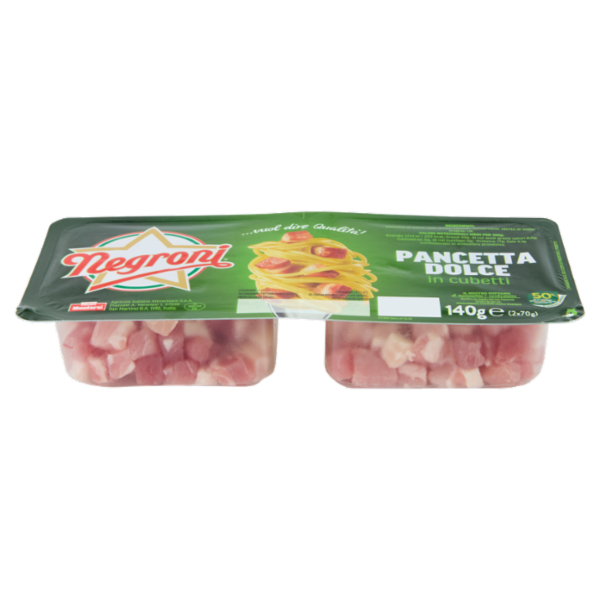 Negroni Pancetta Dolce in cubetti 2 x 70 g