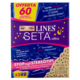 Lines Seta ultra Assorbenti Notte con Ali 60 pz
