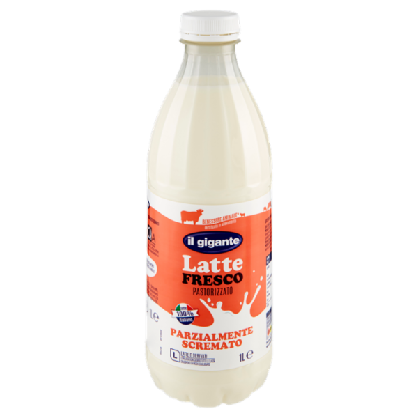 IL GIGANTE Latte Fresco Pastorizzato Parzialmente Scremato 1 L