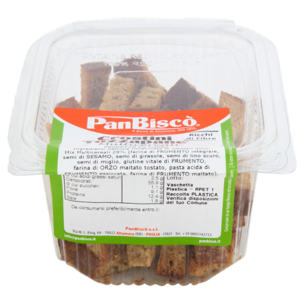PanBiscò Crostini Tozzapane Multicereali 80 g