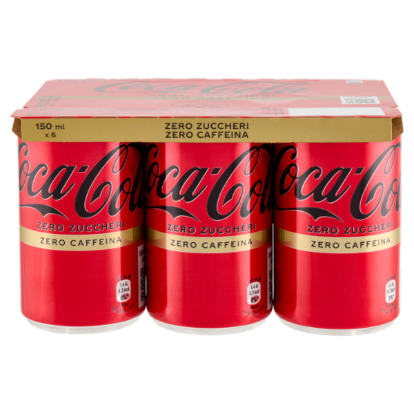 Coca-Cola Zero Caffeine Free Minican 6 x 150 ml