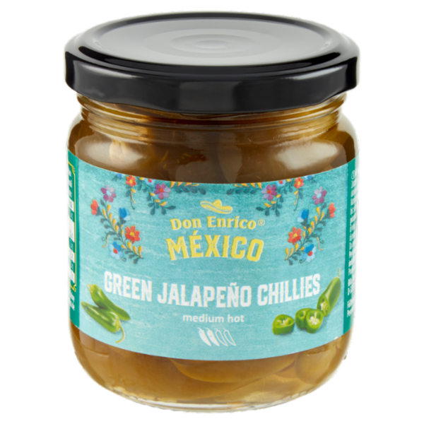 Don Enrico México Green Jalapeño Chillies 190 g