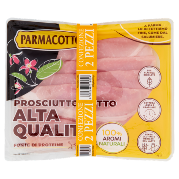 Parmacotto Prosciutto Cotto Alta Qualità 2 x 100 g