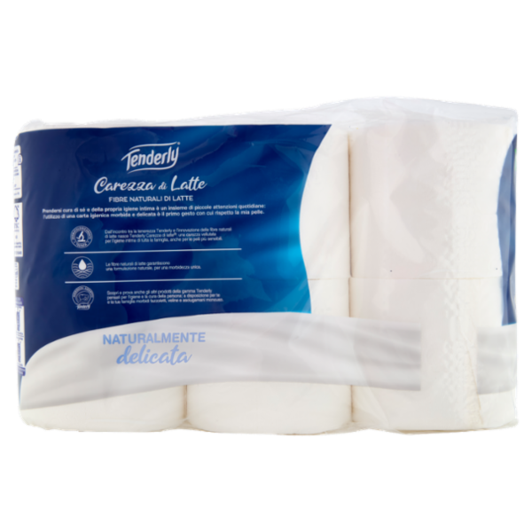 Tenderly Carezza di Latte Rotoli Vellutati 6 pz