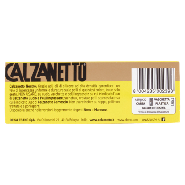 Calzanetto la magica spugna autolucidante Neutro