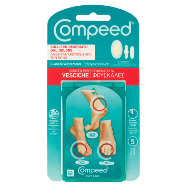 Compeed Cerotti per Vesciche 3 Formati 5 pz