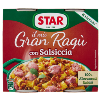 Star Il Mio Gran Ragù Con Salsiccia 2 x 180 g