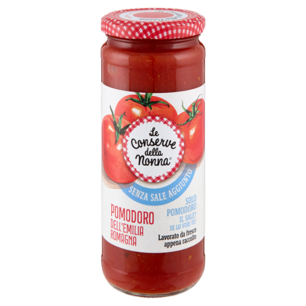 Le Conserve della Nonna Pomodoro dell'Emilia Romagna Senza Sale Aggiunto 420 g