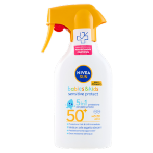 Nivea Sun Babies & Kids Sensitive Protect 50+ Molto Alta 250 Ml