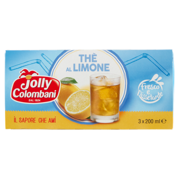 Jolly Colombani Thè al Limone 3 x 200 ml