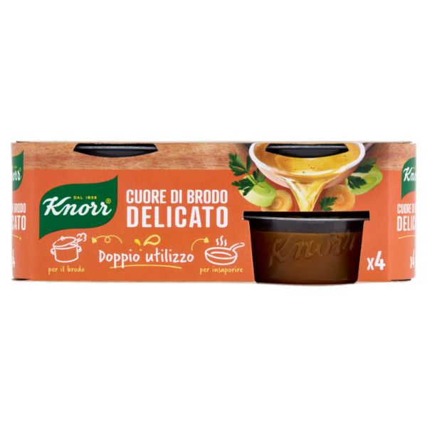 Knorr Cuore di Brodo Delicato 4 x 28 g