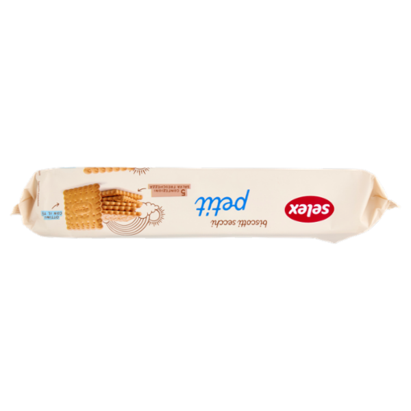 Selex Biscotti Secchi Petit in Confezioni Salva Freschezza 5x100 g