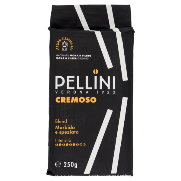 Pellini Cremoso Macinato Moka & Filtro 250 g