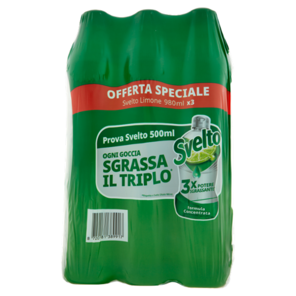 Svelto Limone 3 x 980 ml