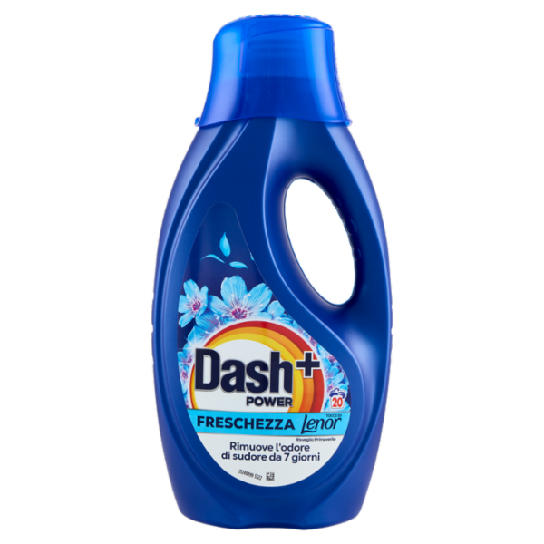 Dash Power Detersivo Liquido Lavatrice + Tocco Lenor Risveglio Primaverile, 20 Lavaggi 900 ml