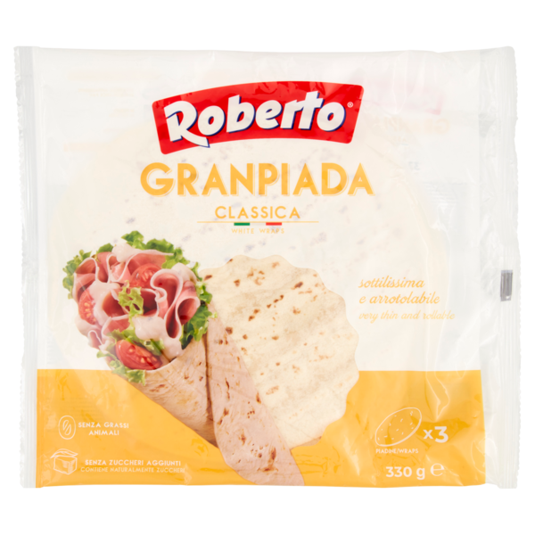 Roberto Granpiada Classica 3 Piadine 330 g