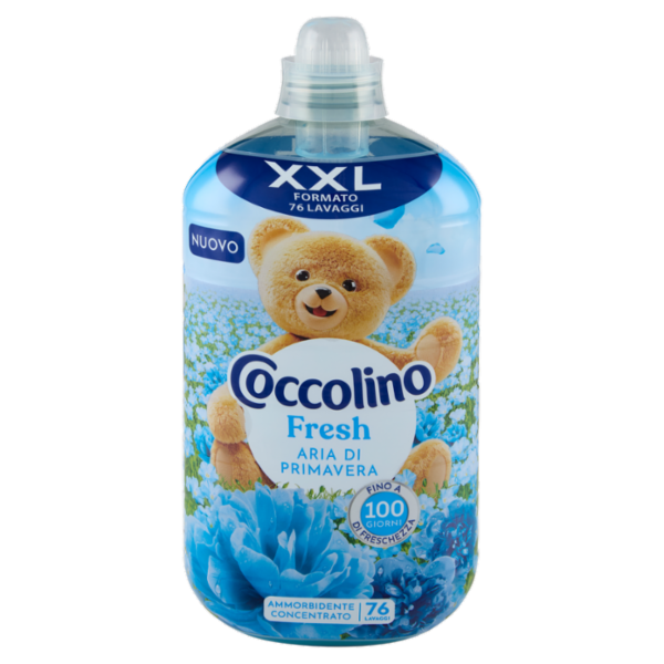 Coccolino Ammorbidente Concentrato Fresh Aria di Primavera 76 Lavaggi 1750 ml