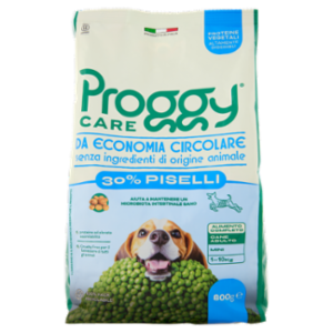 Proggy Care 30% Piselli Alimento Completo Cane Adulto Mini 1-10Kg 800 g