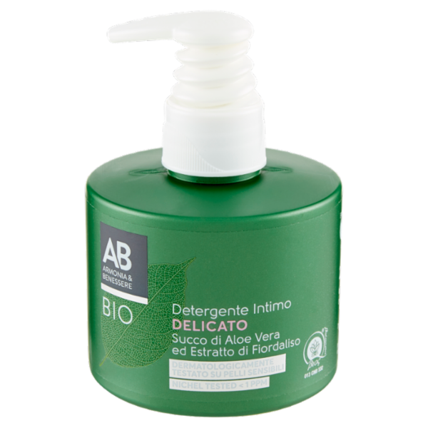 Armonia & Benessere Detergente Intimo Delicato Bio con Succo Aloe Vera ed Estratto Fiordaliso 250 ml