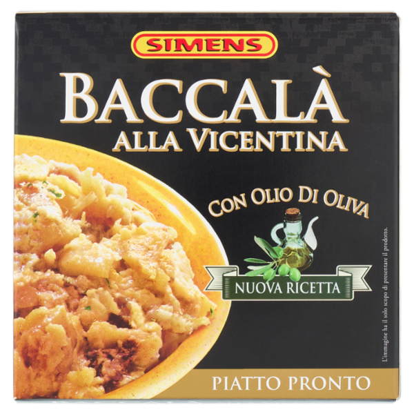 Simens Baccalà alla Vicentina con Olio di Oliva 290 g