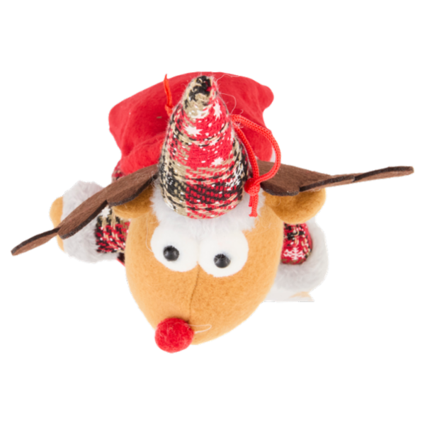 dolfin Personaggio Natalizio con Monete di cioccolato al latte e Caramelle gommose 50 g