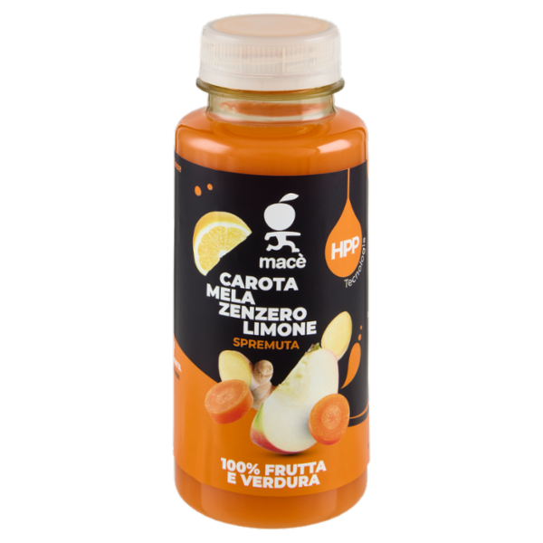 macè Carota Mela Zenzero Limone Spremuta 250 ml