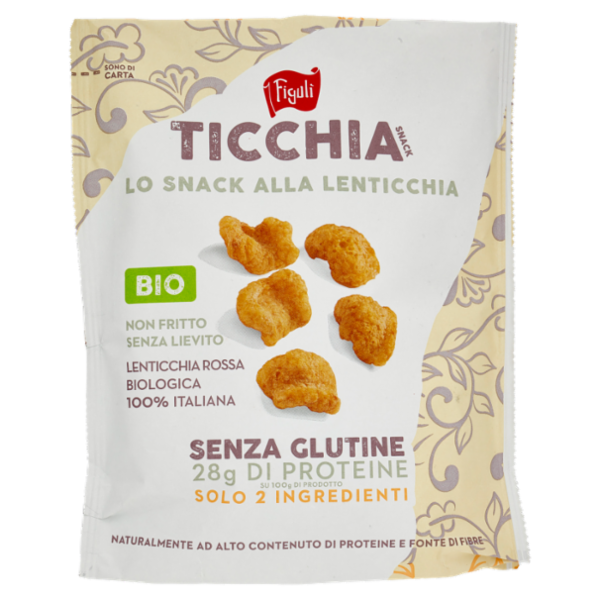 Figulì Ticchia Snack lo Snack alla Lenticchia Bio 70 g