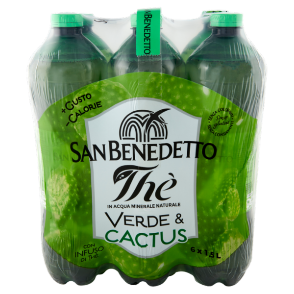 San Benedetto Thè Verde & Cactus 6 x 1,5 L