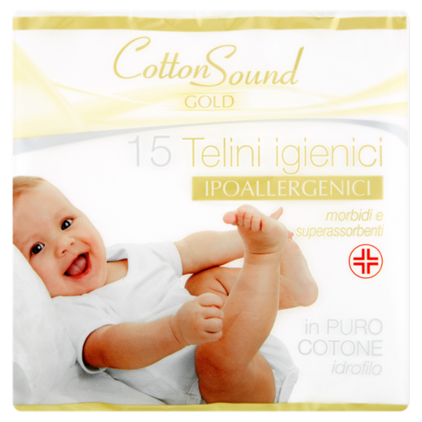 Cotton Sound Gold 15 Telini igienici 40x80 cm