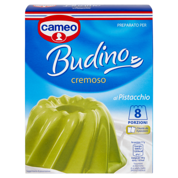 cameo Preparato per Budino cremoso al Pistacchio 2 x 61 g