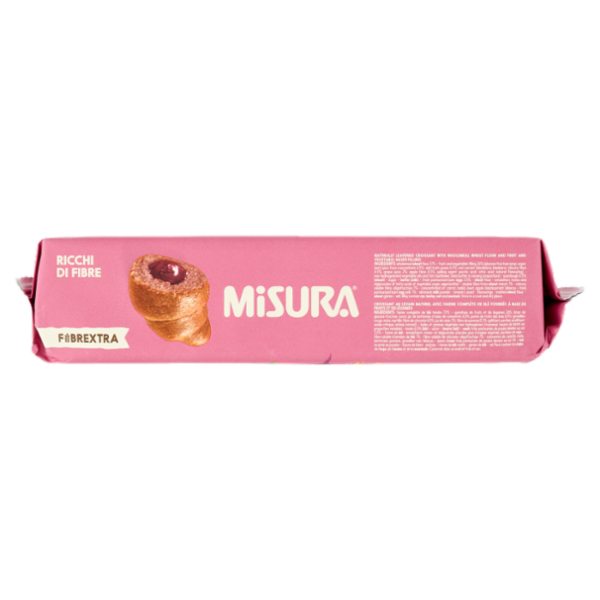 Misura Fibrextra 6 Cornetti integrali Frutti di Bosco, Barbabietola e Uva 308 g