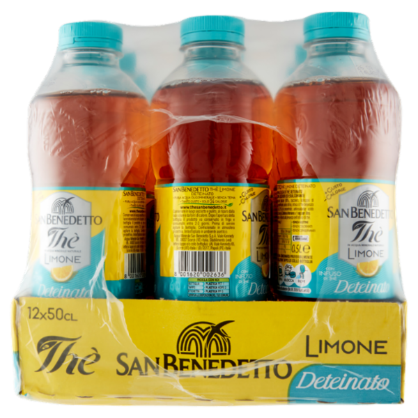San Benedetto Thè Limone Deteinato 12 x 50 CL