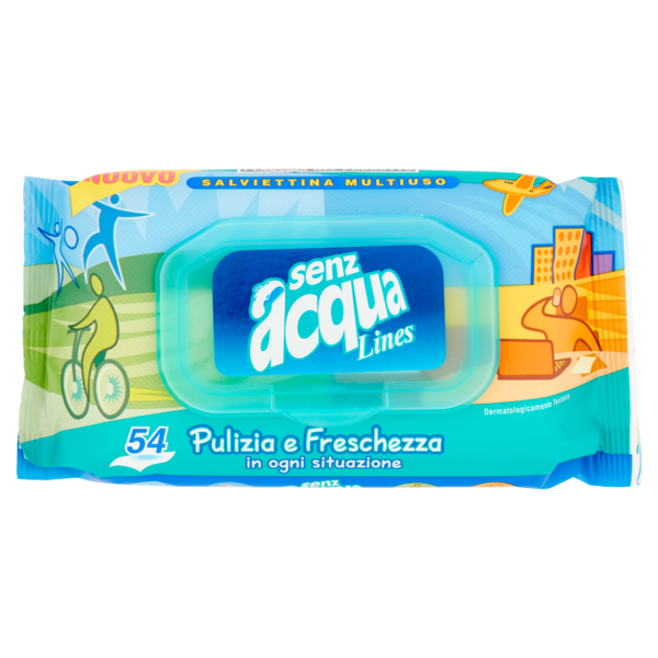 Lines senz' acqua Salviettina Multiuso 54 pz