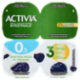 ACTIVIA Yogurt con Probiotico Bifidus, 0% Grassi, gusto Prugna, 4x125g