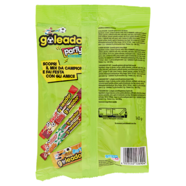 goleador party 15 Pezzi 143 g