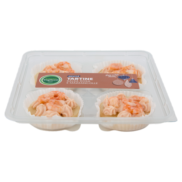 arturo Vogliazzi Tartine Salsa Rosa e Mazzancolle 160 g