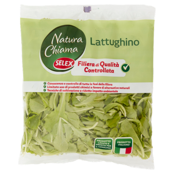 Selex Natura Chiama Lattughino Lavato e Pronto per il Consumo 150 g