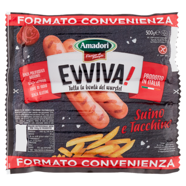 Amadori Evviva! Suino e Tacchino 500 g