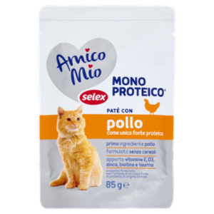 Selex Amico Mio Gatto Paté Con Pollo Mono Proteico 85 g