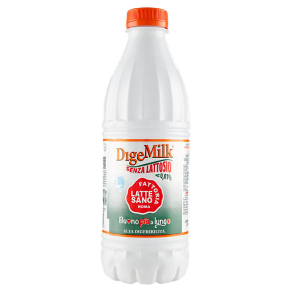 Fattoria Latte Sano DigeMilk Senza Lattosio <0,01% Buono più a lungo Alta Digeribilità 1 L