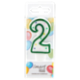 Smart PerLa Festa Candelina Numerale 2 1 pz