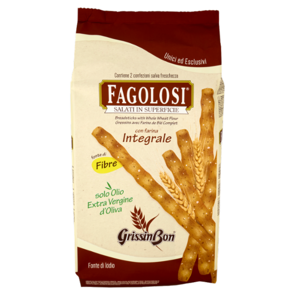 GrissinBon Fagolosi con Farina Integrale 2 x 125 g