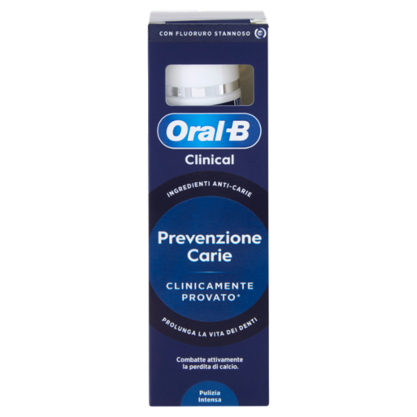 Oral-B Clinical Dentifricio Prevenzione Carie Pulizia Intensa 75 ml