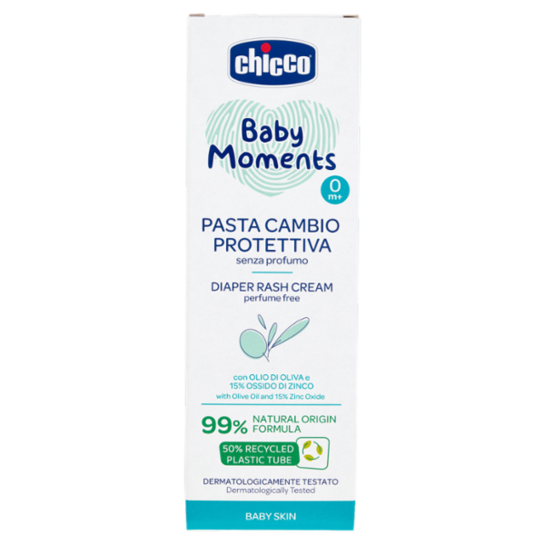chicco Baby Moments Pasta Cambio Protettiva senza profumo 0m+ 100 mL