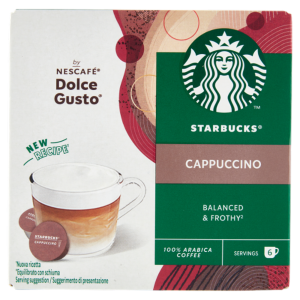 STARBUCKS Cappuccino by Nescafé Dolce Gusto 12 capsule 120 g