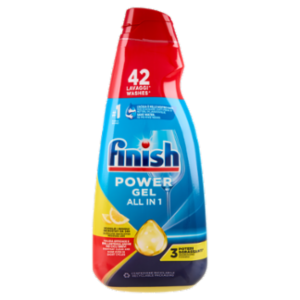 Finish Power Gel Lemon Liquido Lavastoviglie 42 Lavaggi 940 Ml