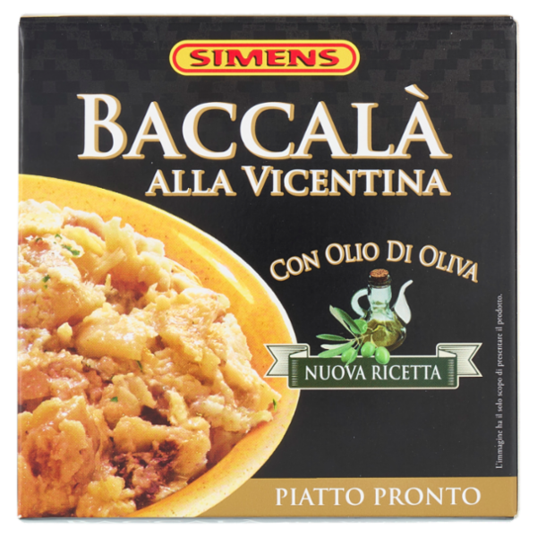 Simens Baccalà alla Vicentina con Olio di Oliva 290 g