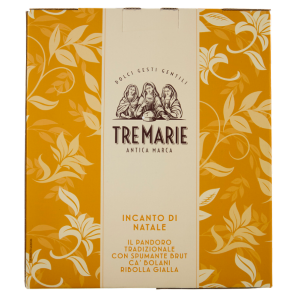 Tre Marie Incanto di Natale Pandoro Tradizionale 750g + Spumante Brut Ca' Bolani Ribolla Gialla 75cl