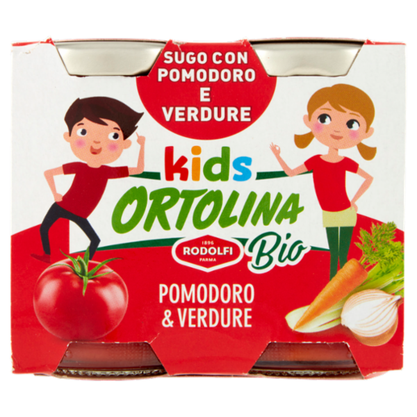 Ortolina kids Bio Pomodoro & Verdure 2 x 100 g